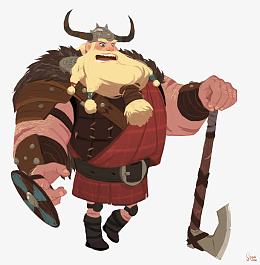拿斧头的牛魔王插图