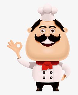 可爱的厨师