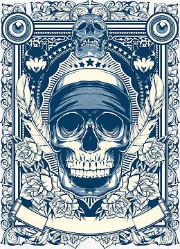 时尚休闲潮流涂鸦设计矢量素材