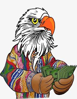 拟人老鹰形象pngpng卡通