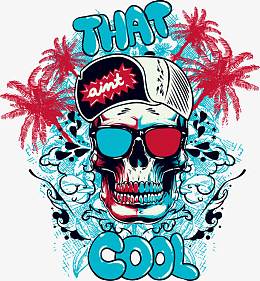 时尚休闲潮流涂鸦设计矢量素材