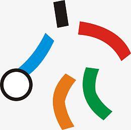 矢量创意体彩标志