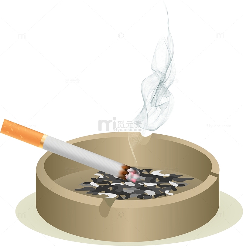 逼真香烟烟灰缸