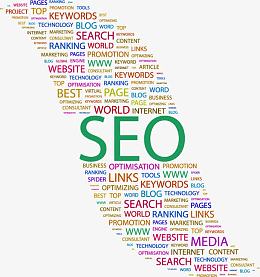 SEO主题背景矢量素材