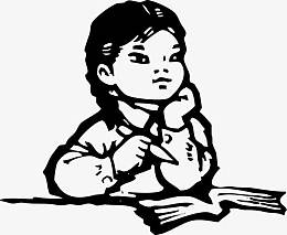 孩子民国矢量