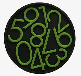 数字硅胶杯垫