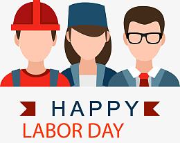 劳动节工人海报矢量素材