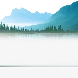 中国风烟雨江南山水画