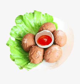 盘里抹着泥土的鸭蛋