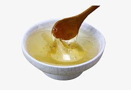 瓷碗里的洋槐蜂蜜