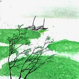 绿色江南水乡