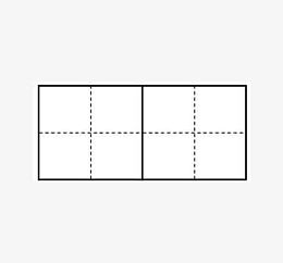 虚线四字方格