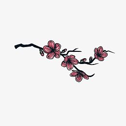 花朵植物T恤花纹