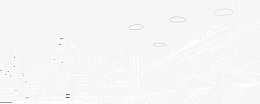 矢量线条轻轨图