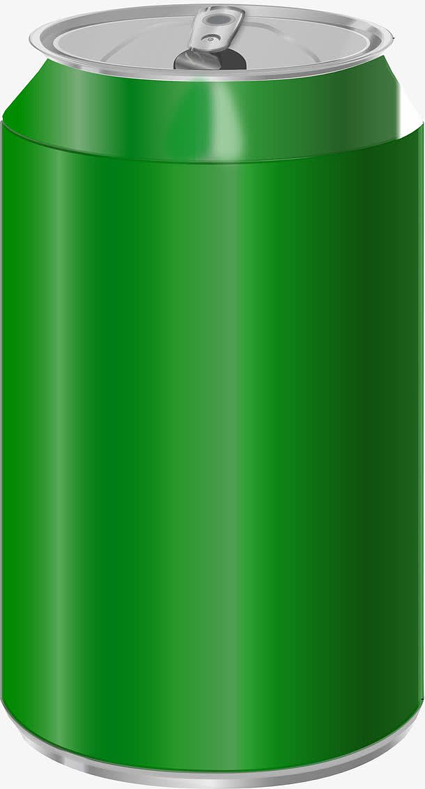 绿色易拉罐