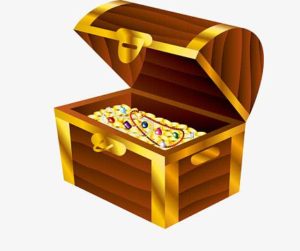 宝藏的箱子aipng矢量鲨鱼和宝箱aipng红色宝箱矢量图装饰png矢量手绘