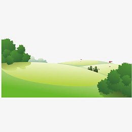 高尔夫球场的风景
