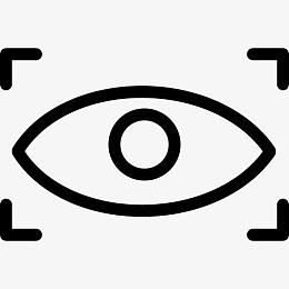 眼睛扫描图标