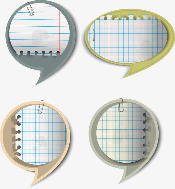 复古对话框样式便签横纹格