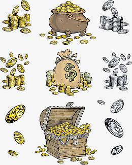 钱币卡通图