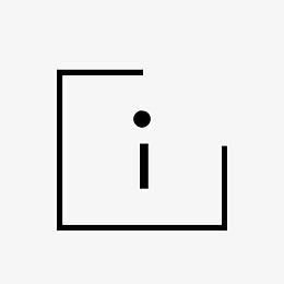 关于信息苗条的正方形图标-基础
