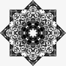 交叉重叠的正方形