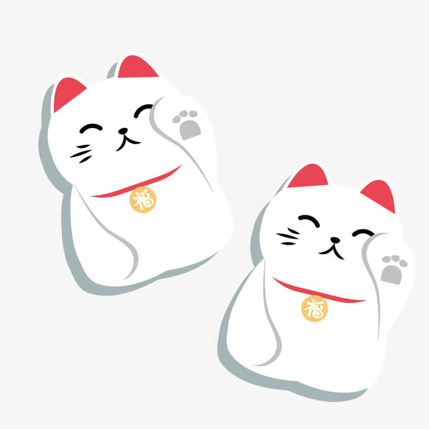 矢量招财猫