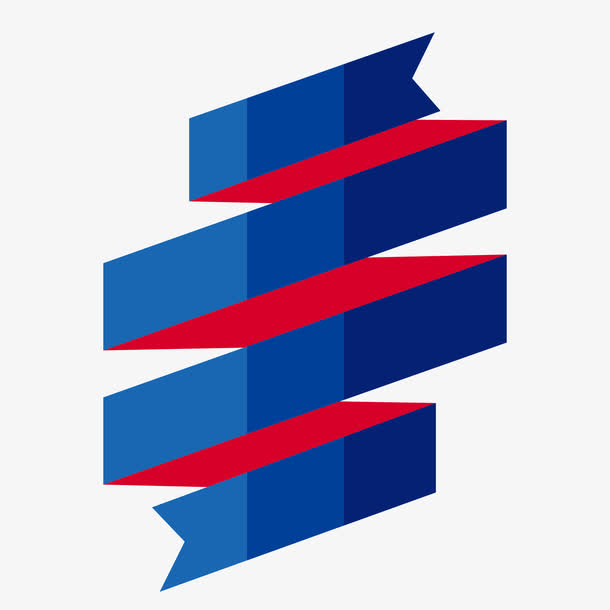 矢量蓝色英伦风装饰条免抠素材免费下载_觅元素51yuansu.com