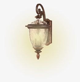 夜晚油灯