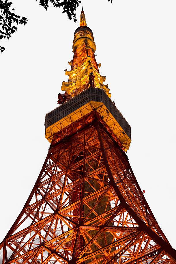 夜晚的东京塔