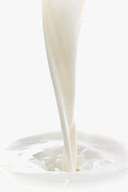 水花溅起的牛奶
