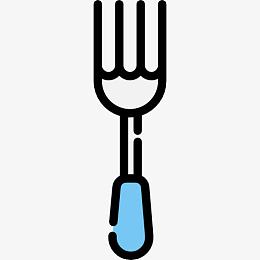 餐馆简洁风格餐叉