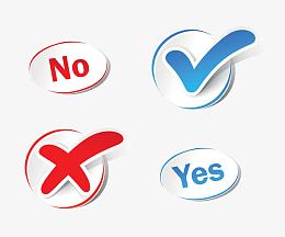 对钩叉叉图标免抠素材