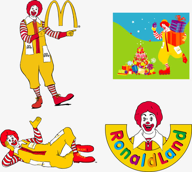 麦当劳标志人物图片