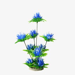 仿真荷花蓝黄绿红橙色水草