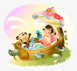 儿童洗澡