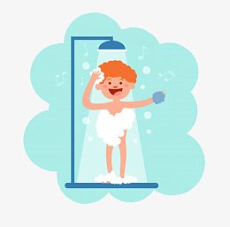 男宝宝淋浴图片