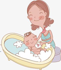 妈妈和小孩