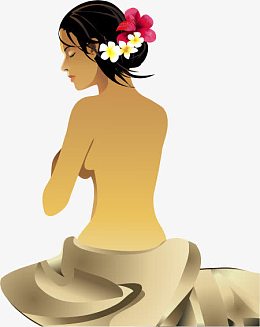 手绘美女