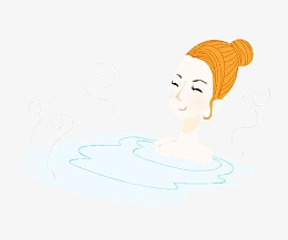 美人泡日本温泉图片素材