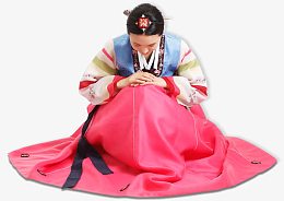 韩服韩国姑娘
