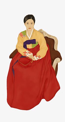 坐着的女人