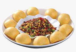 杂粮馍馍小菜
