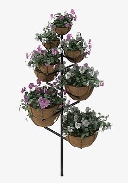 手绘花架