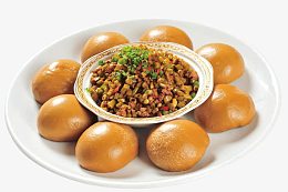 杂粮馒头小菜