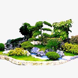 假山绿化带
