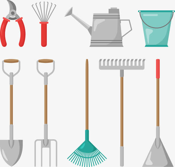 关键词 : 园林,卡通园林,剪刀,喷壶,桶子,扫把,铲子[声明] 觅元素所有