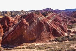 张掖丹霞地质公园风景
