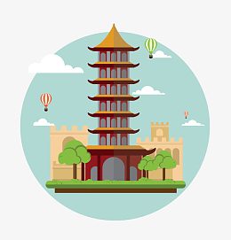 中国风光矢量