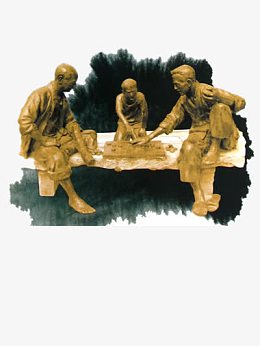 古典画作下象棋